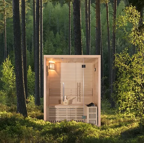 Sauna Finlandesa + Infrarrojos Boreal Elegance - Piscinas Athena
