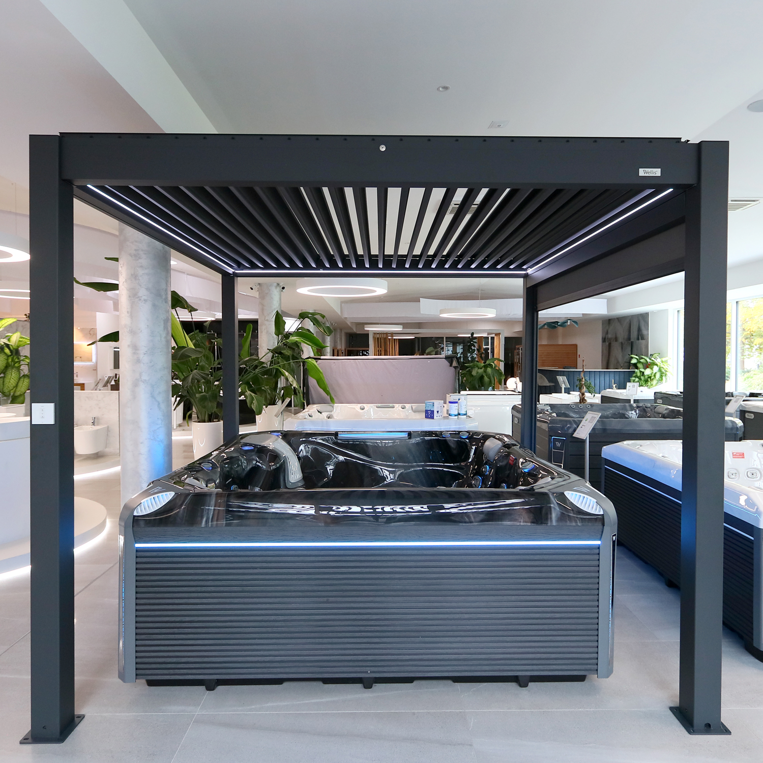 Wellis motionflex pergola detail