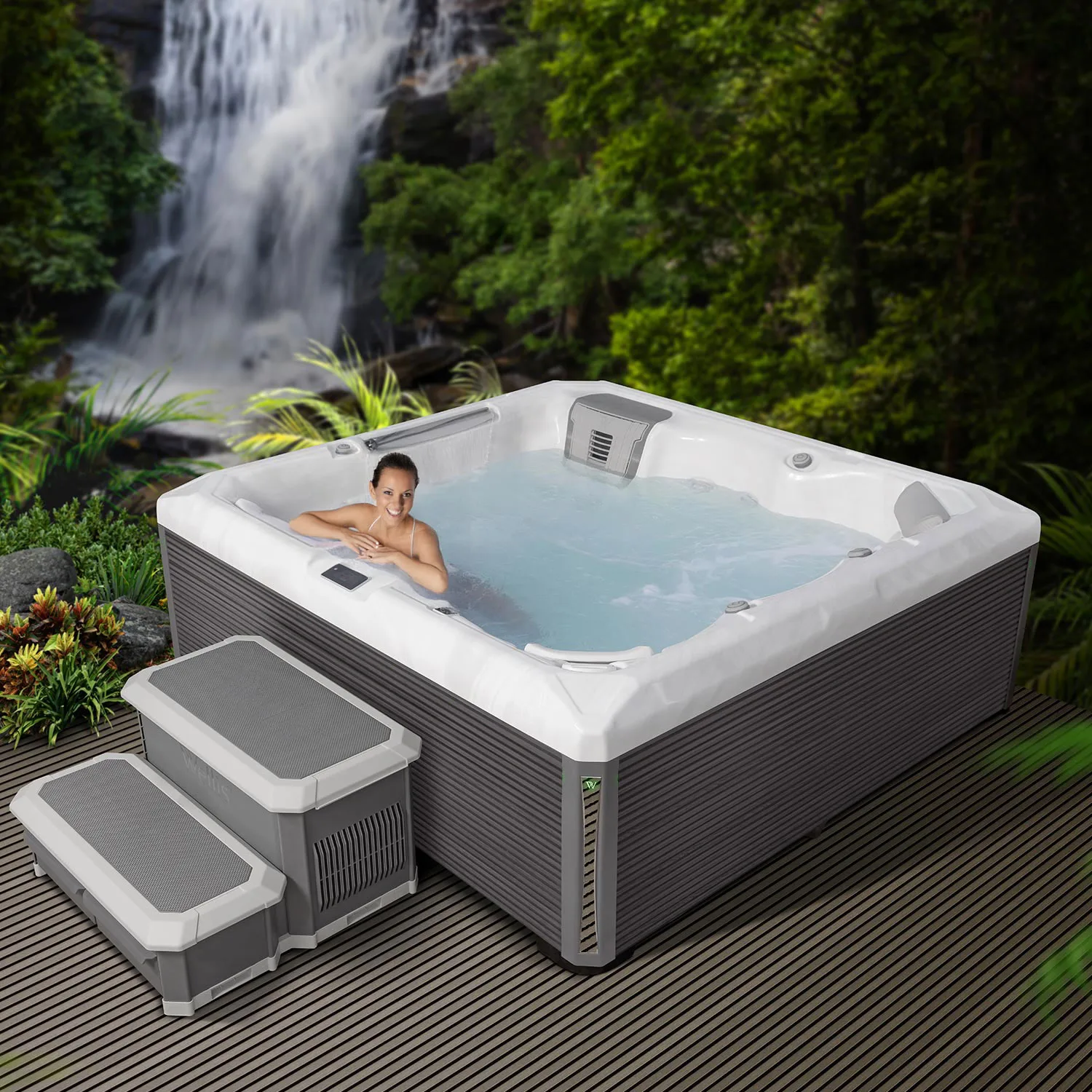 Wellis atlas essential2 Life hot tub lifestyle4