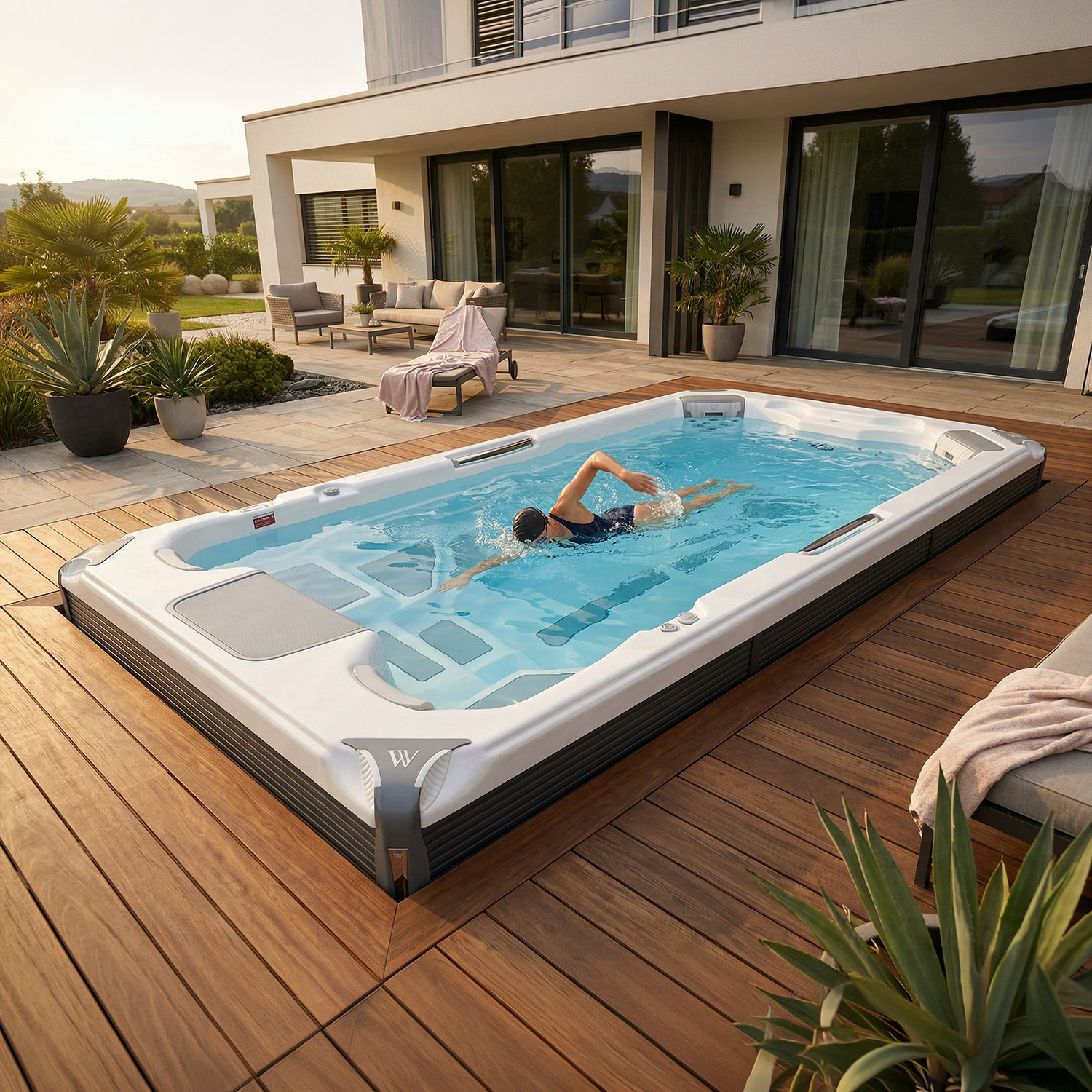 Swim spa Danube Grand Prix lifestyle