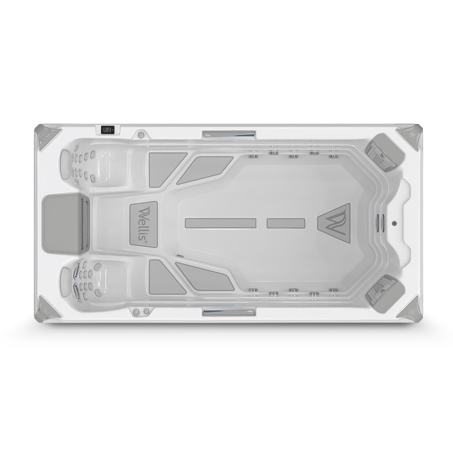 Swim spa Danube Grand Prix top view