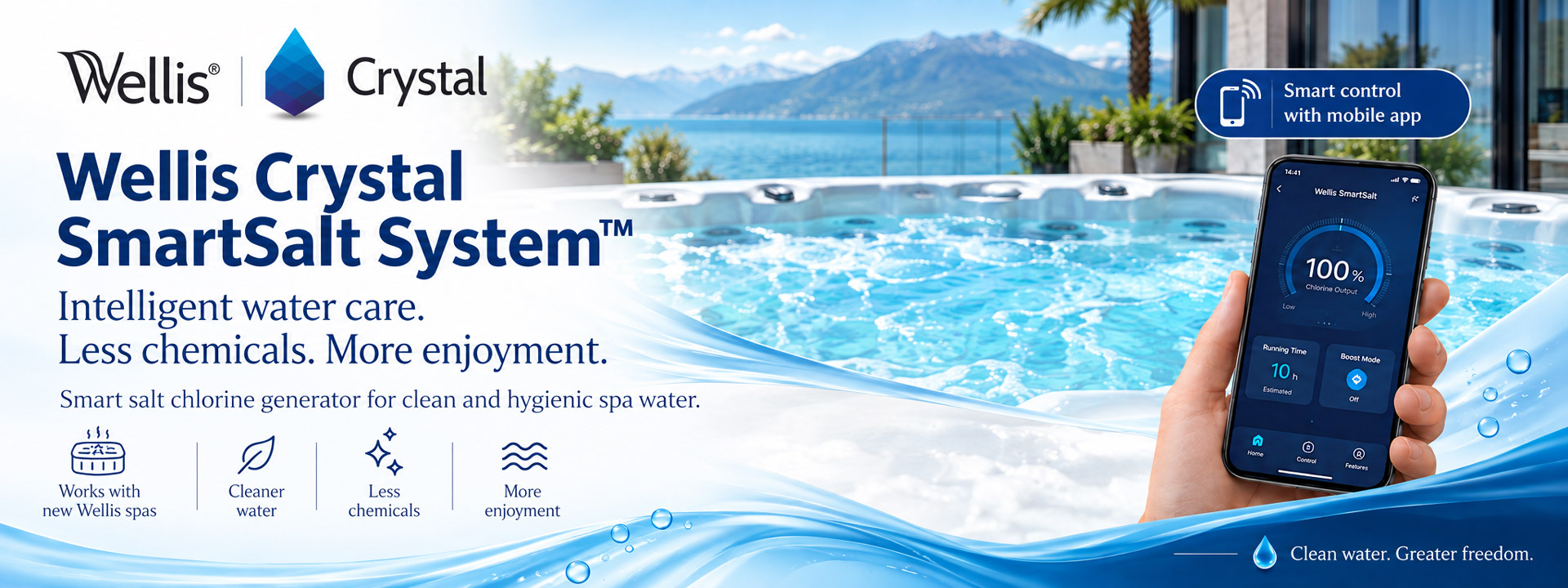 wellis smartsaltsystem for jacuzzis